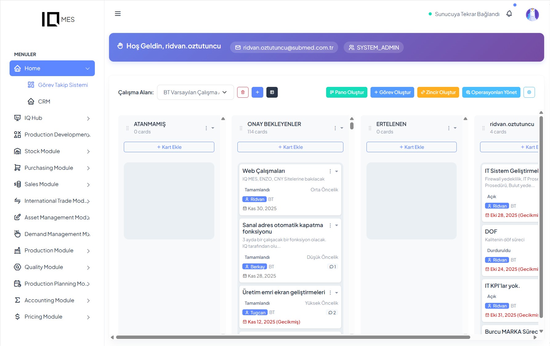 Görev Takip Sistemi Eğitimi